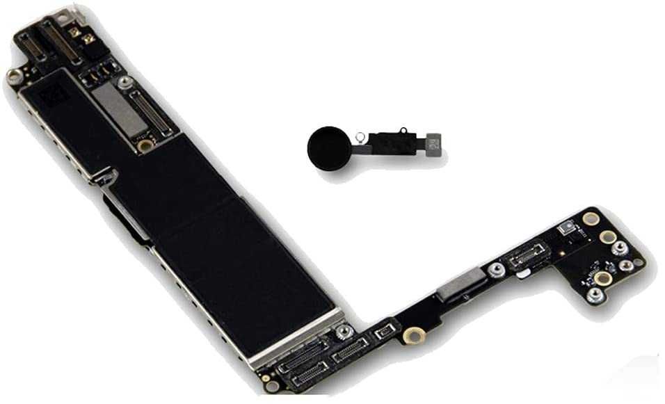 Board placa iPhone 7 plus 32gb 128gb livre com touch id branco e preto