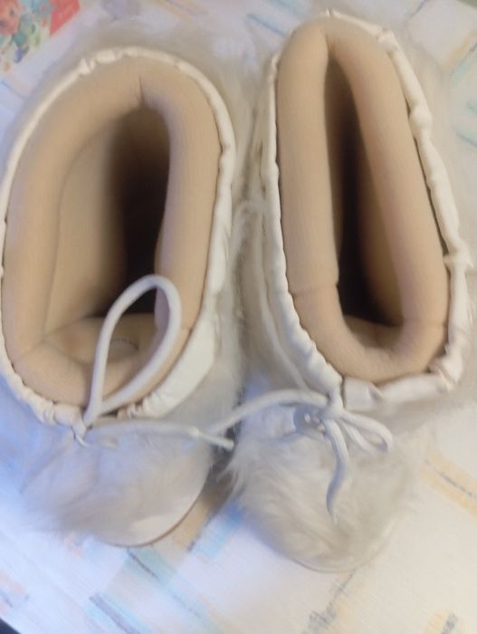 Kudłate Śniegowce białe Vagabond 38-40