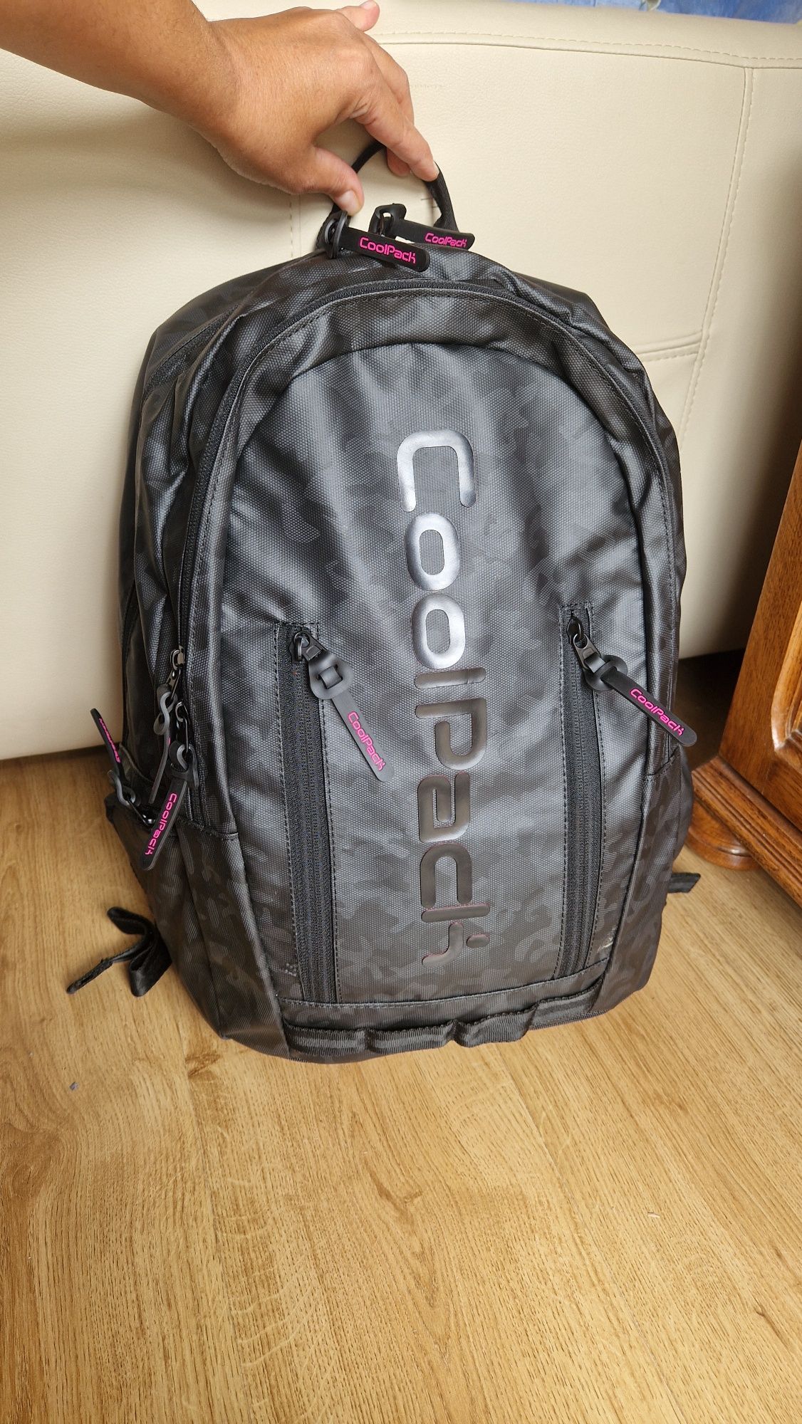 Plecak szkolny Cool Pack Impact II 27 litrów czarno szary