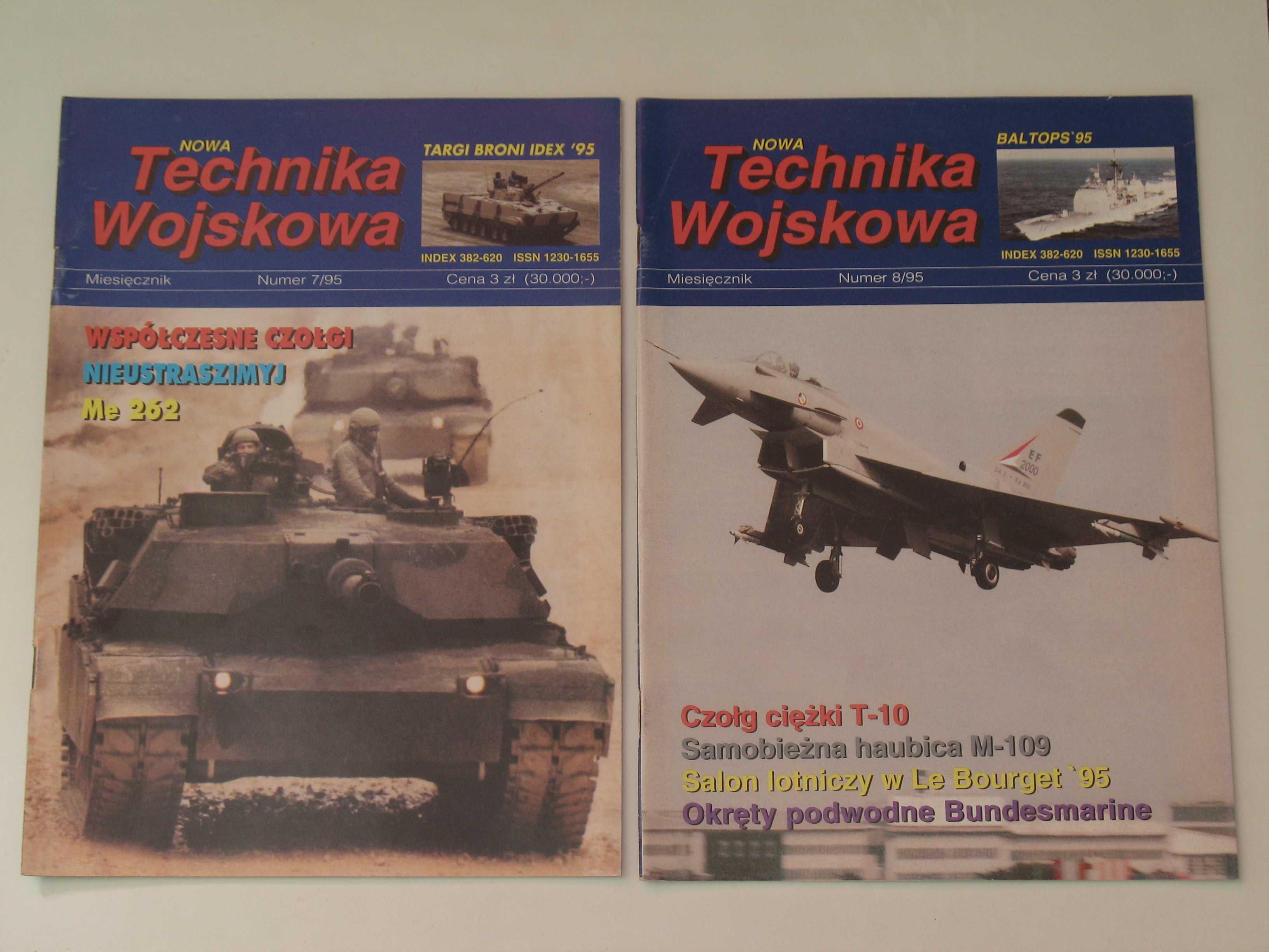 Technika Wojskowa kompletny rocznik 1995 12 numerów