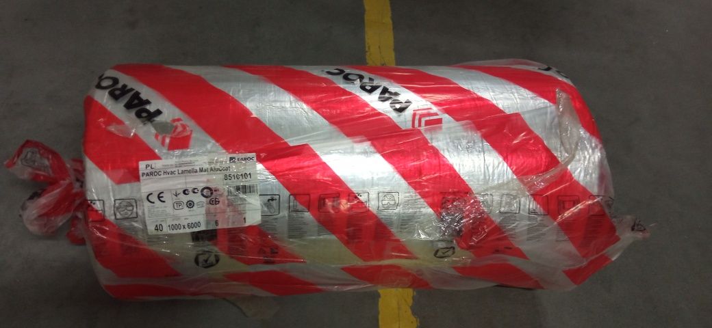 Wełna kamienna PAROC Hvac Lamella Mat AluCoat 40mm 1000 x 6000 6m2