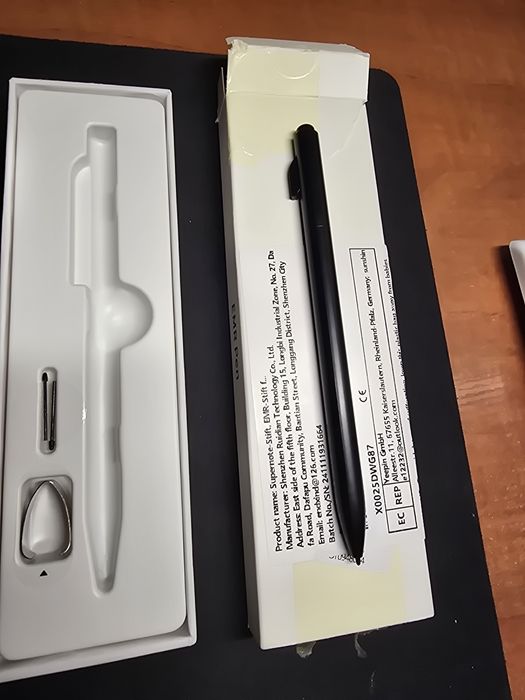 Długopis EMR z gumką do tabletów graficznych itp.