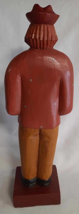 Klaun Stara Rzeźba Drewno Stara Zabawka Vintage V