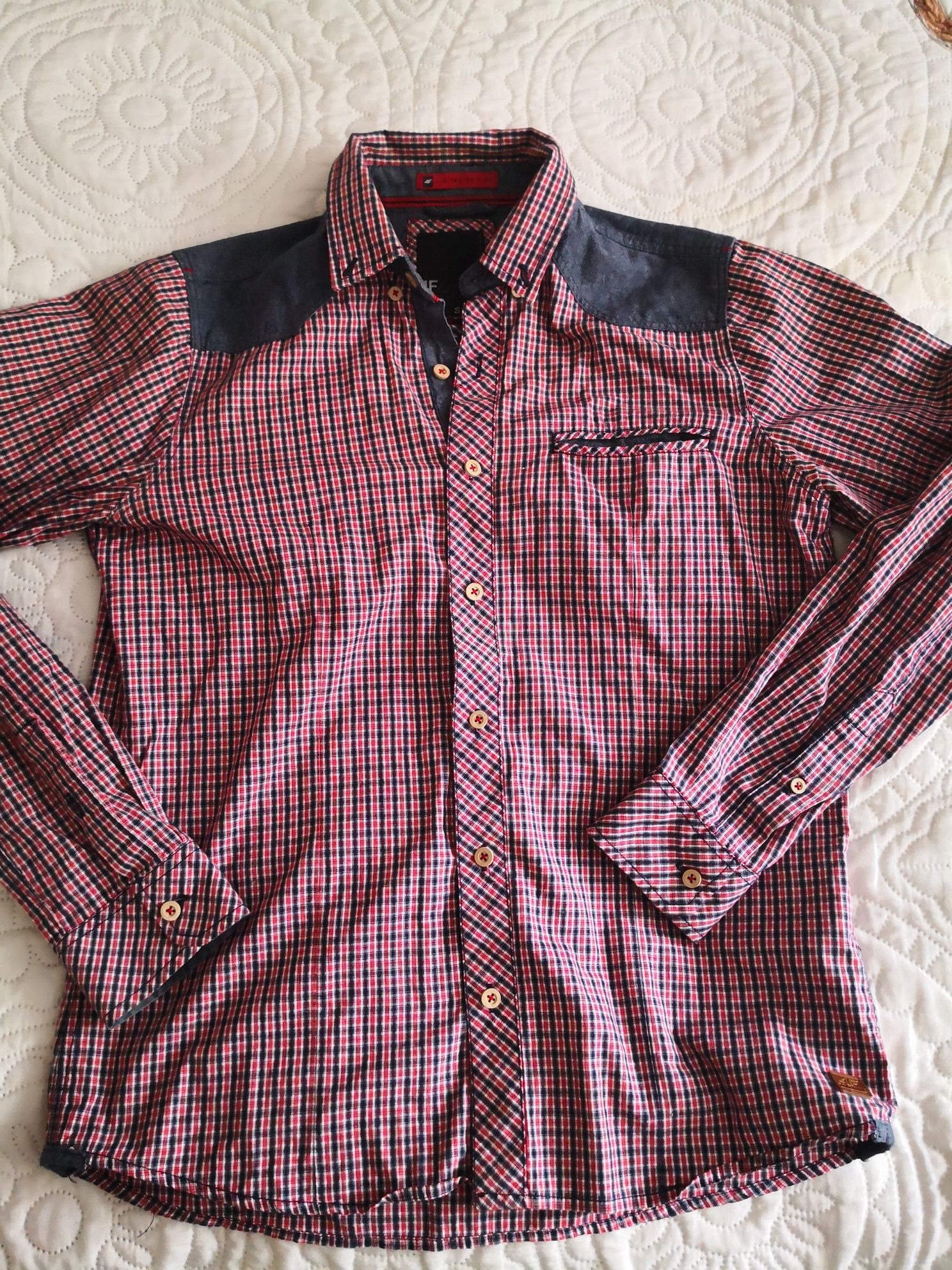 Koszula męska S, 4F Casual slim fit, piękna