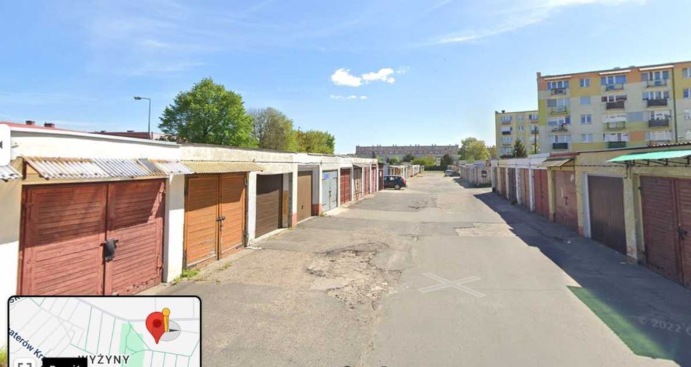 Garaż murowany 18 m² – Modrakowa, księga wieczysta, prąd