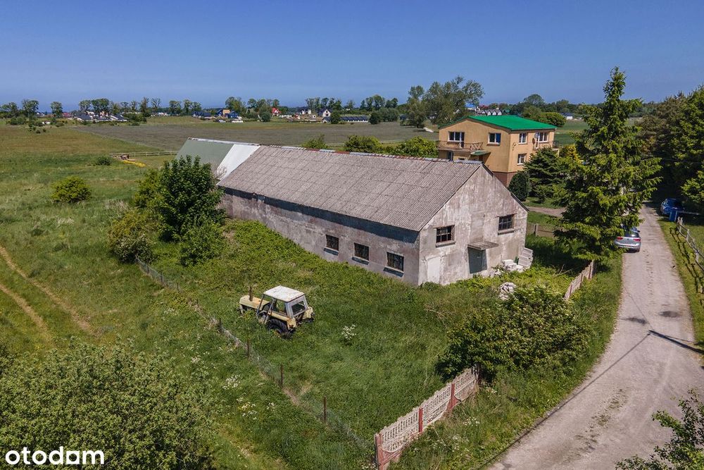 Sarbinowo - hala magazynowo produkcyjna 1,8 km od morza!