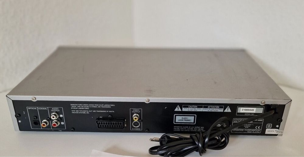 KENWOOD DVF-3060 - dvd Player