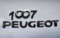 Napis emblemat Peugeot 1007