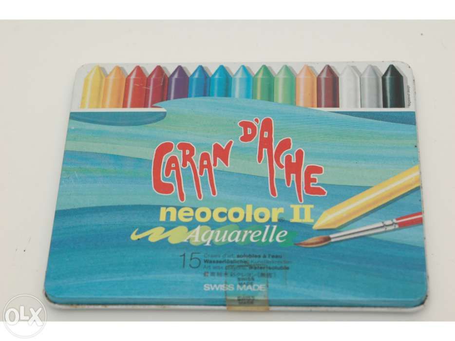 Lápis de cera Caran d'Ache Neocolor II Aquarelle - caixa de 30