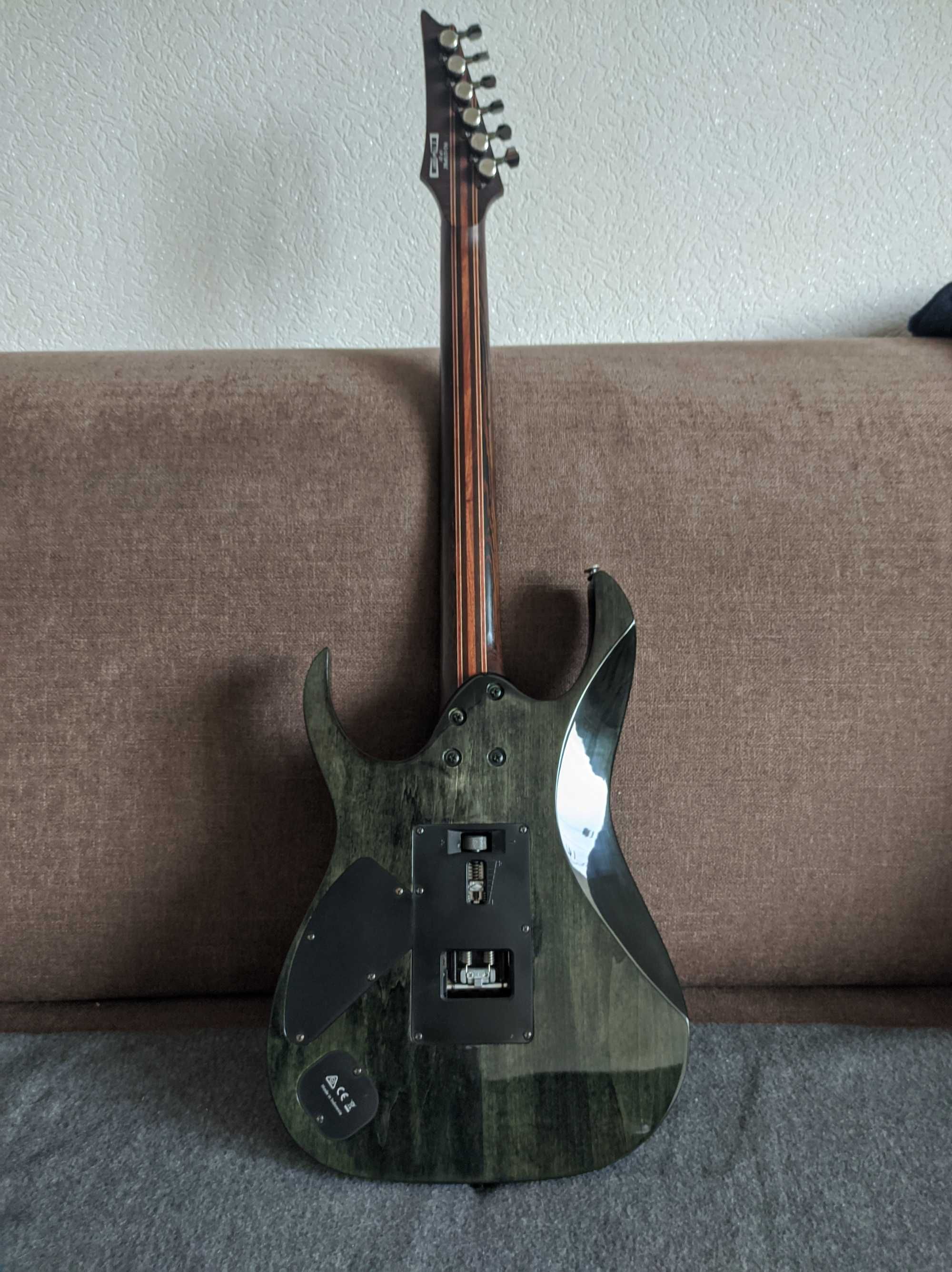Ibanez RG 1070 PBZ CKB (Dimarzio, Stalowe progi, Poplar burl top)