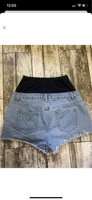 Джинсові шорти для вагітних boohoo