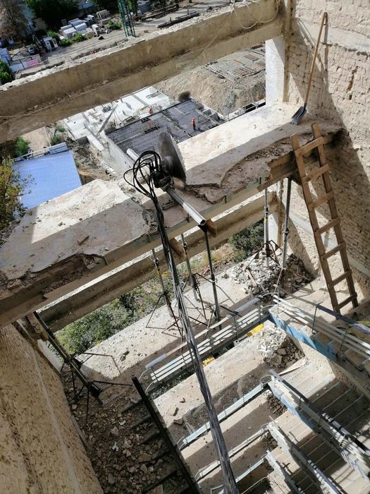 Канатная резка бетона.Сверление отверстий в ж/б