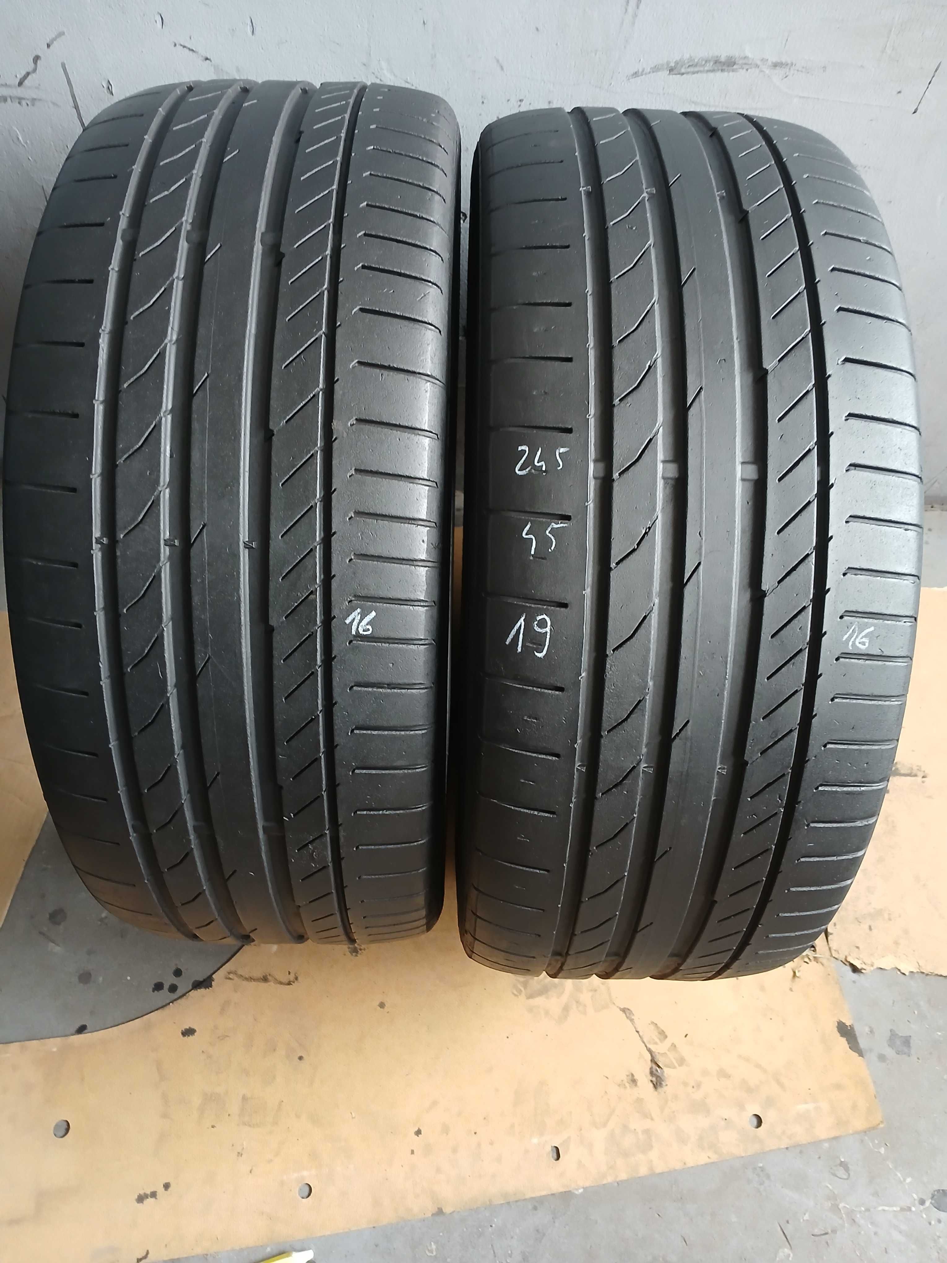 Opony letnie Continental 245/45/19