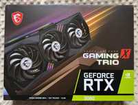 MSI RTX 3060 12GB Gaming X Trio, półpasywna, cicha, czysta IDEALNA