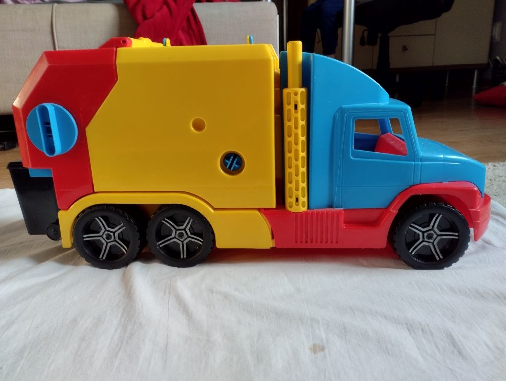śmieciarka 59 cm Wader duże auto dla dzieci 3 latka