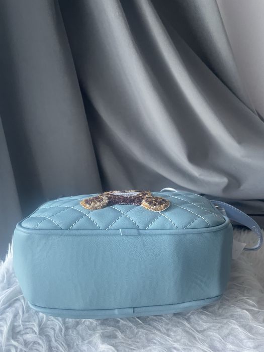 Nowa niebieska torebka z misiem