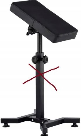 Podłokietnik Z Podstawą Kosmetyczny Niepełny Komplet