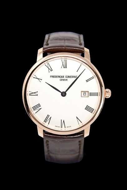 Zegarek Męski Frédérique Constant Slimline Rose Gold FC306MR4S4 OKAZJA