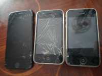 3 iPhony uszkodzone