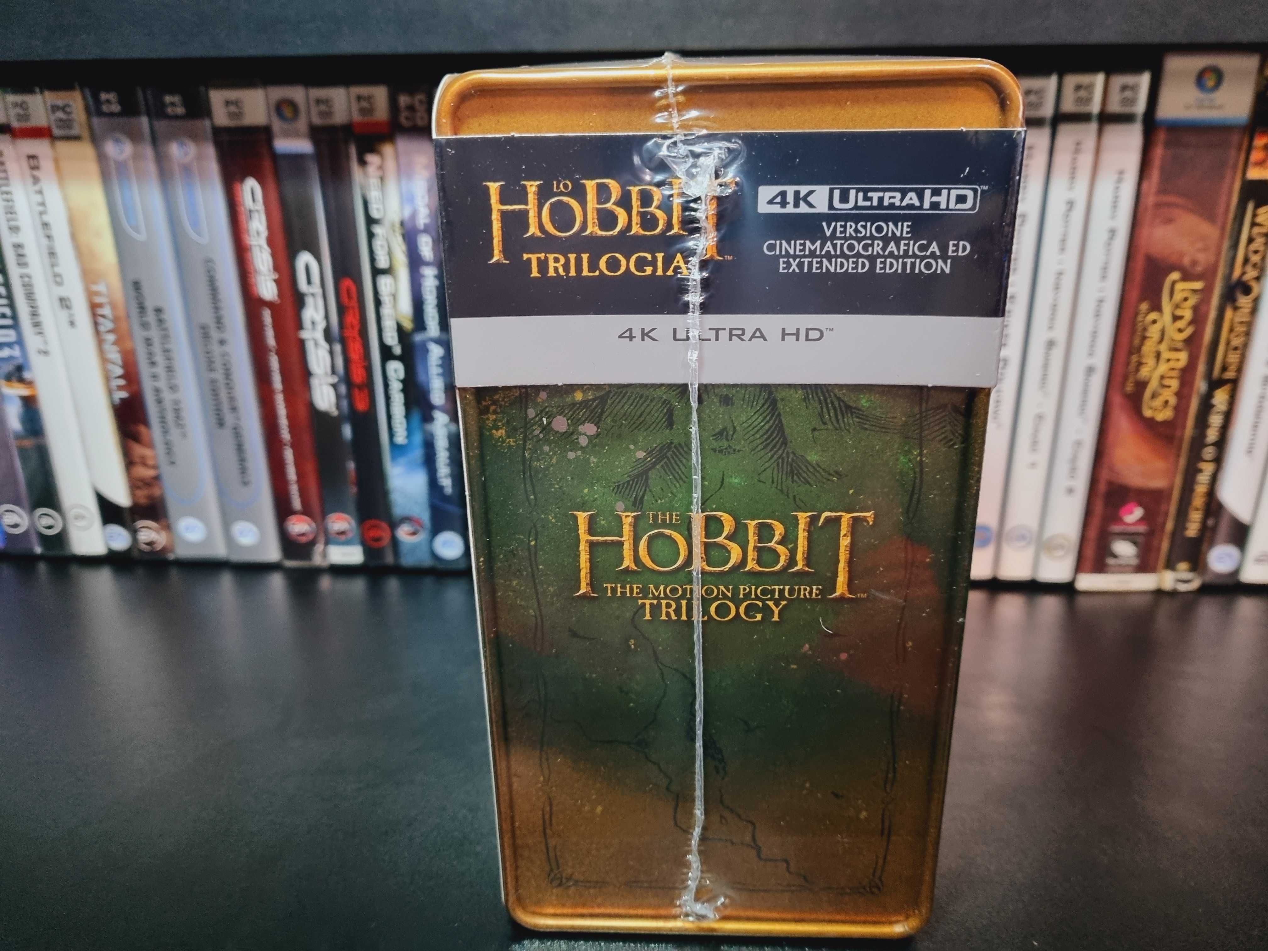 Hobbit 1-3 [6 Blu-ray 4K] Trylogia Steelbook Edycja Kolekcjonerska PL
