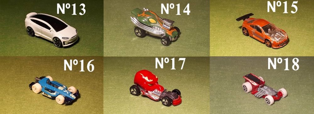 Carros Hot Wheels, Mattel, etc (Tesla, Ferrari, Mustang) Escala 1:25