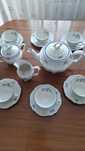 Stary serwis porcelana herbata/kawa sygn CARL TIELSH WAŁBRZYCH XX wiek