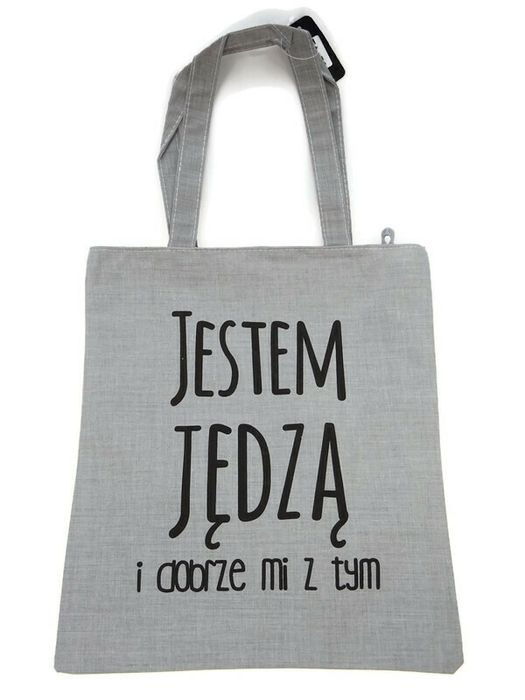 Torba Z Nadrukiem Jestem Jędzą I Dobrze Mi Z Tym