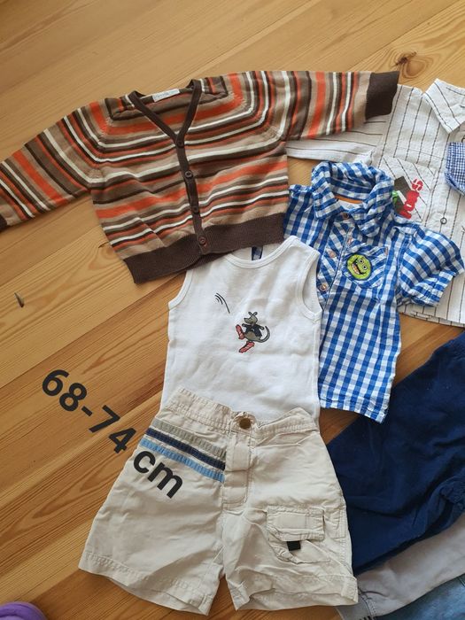 A 68-74 cm paczka dla chłopca, mega paka tanio 19 szt