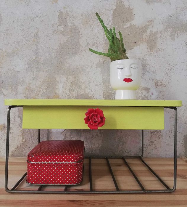 szafka ścienna retro mid centurt skandynwaski design