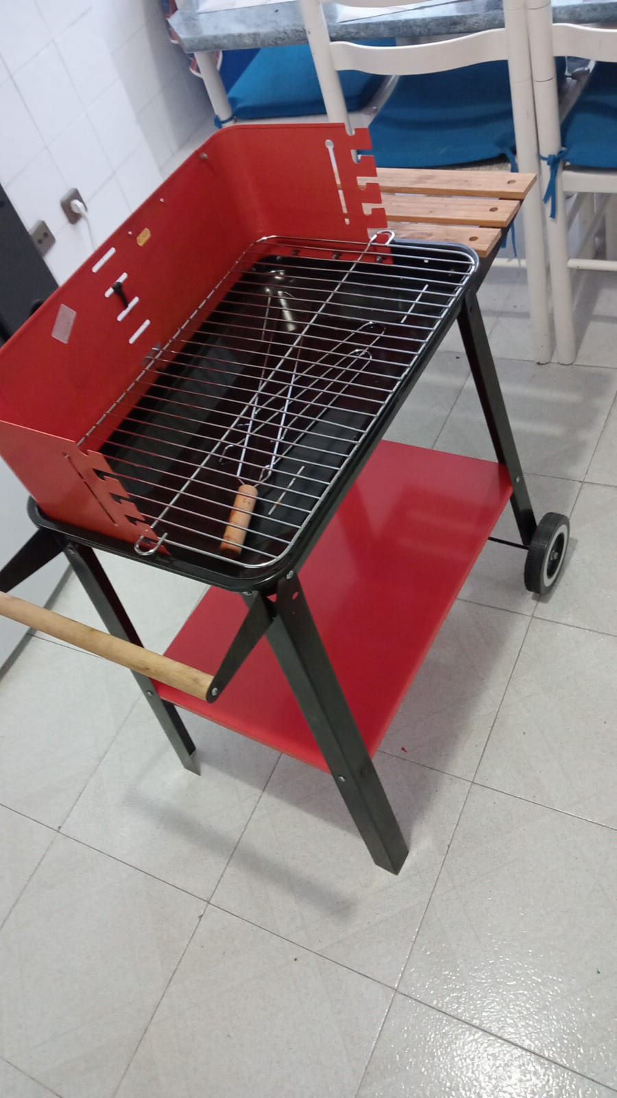 Churrasqueira usada uma vez praticamente nova