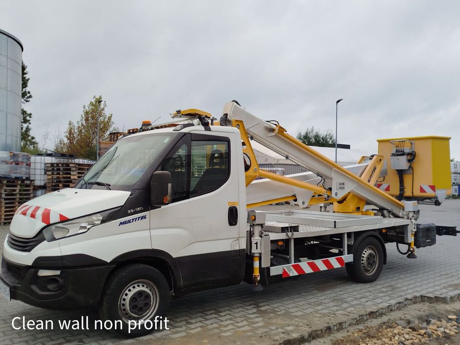 Podnośnik koszowy 20 m –elewacje, dachy, drzewa. Multitel HX200 zwyżka