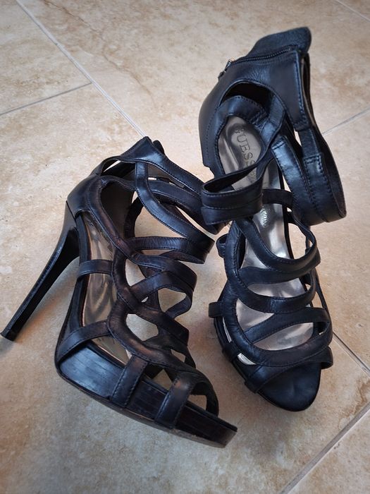 Buty szpilki klapki 38 torebki zestaw markowe-Gucci...