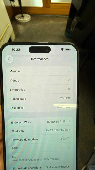 iphone 15 pro max 256gb como novo Garantia FNAC