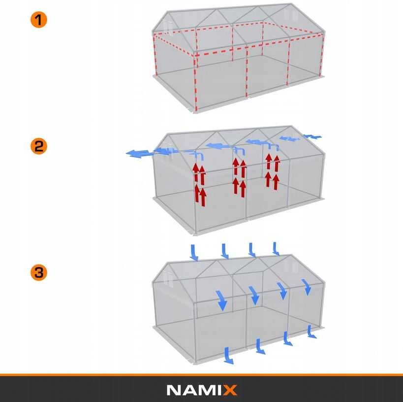 Namiot COMFORT 6x8 imprezowy handlowy eventowy altana PVC 560g/m2