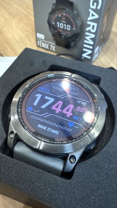 Garmin 7X Solar smartwatch GPS. Gwarancja!