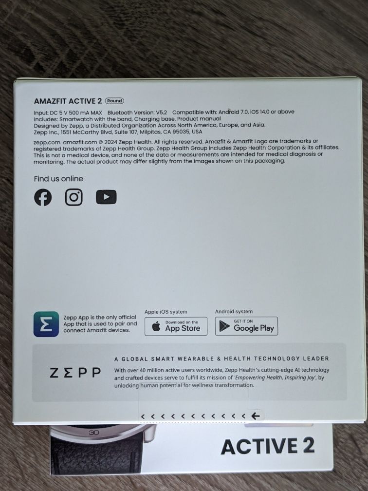 Смарт часы Amazfit Active 2 Premium Version