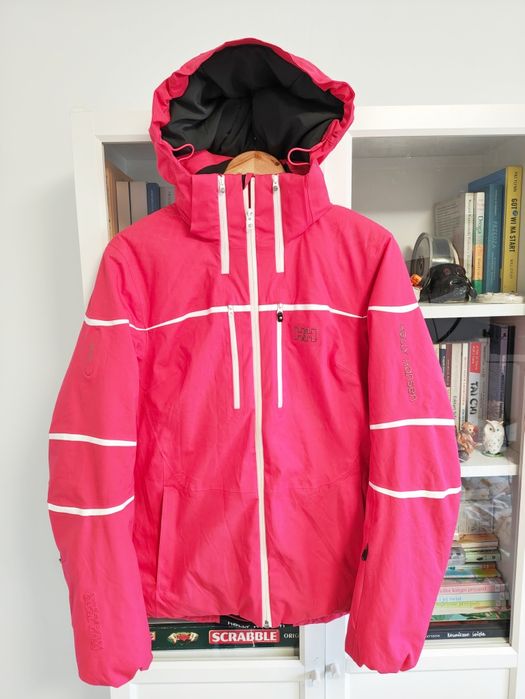 Damski zestaw na narty kurtka Helly Hansen oraz spodnie Salomon