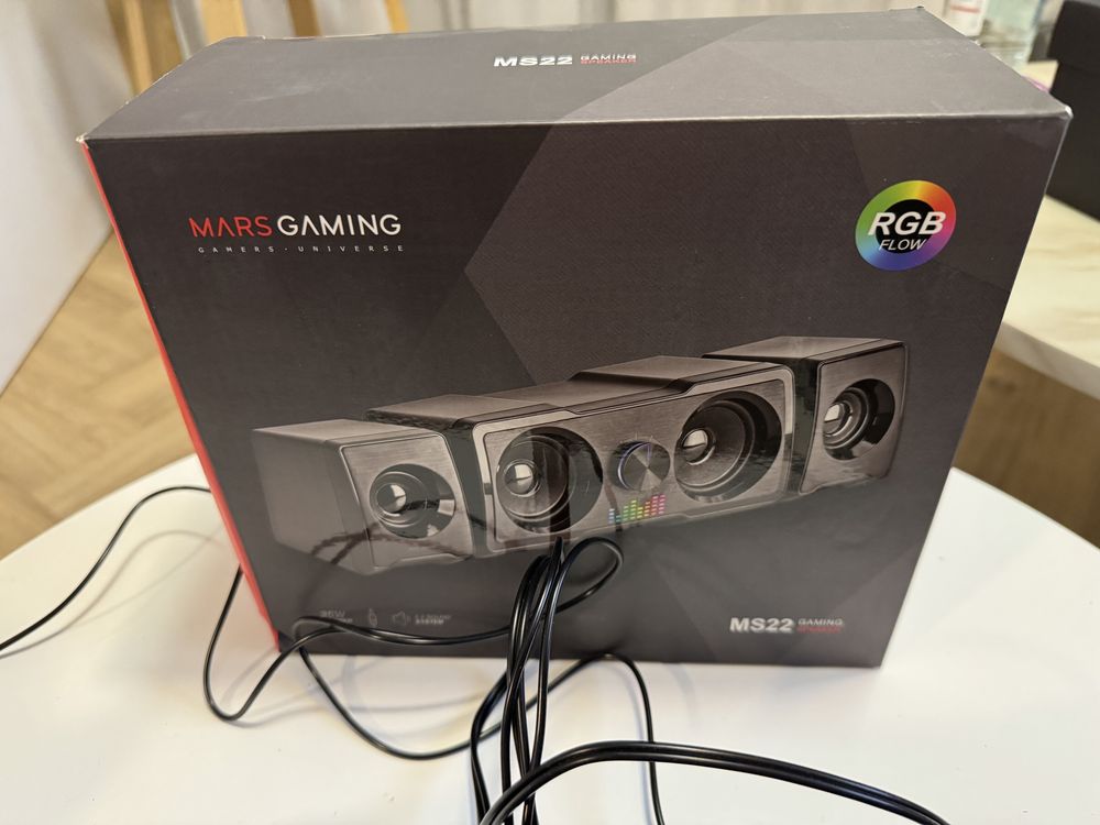 Głośniki komputerowe Mars Gaming MS22 RGB Flow 35W