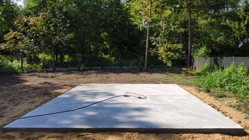 Wylewka betonowa garaż blaszak domek letniskowy fundament stopy beton