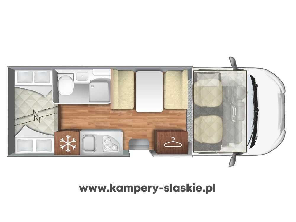 Wolny od 10.08 Kamper, Kampery Wynajem Wypożyczalnia 6 osobowy Automat
