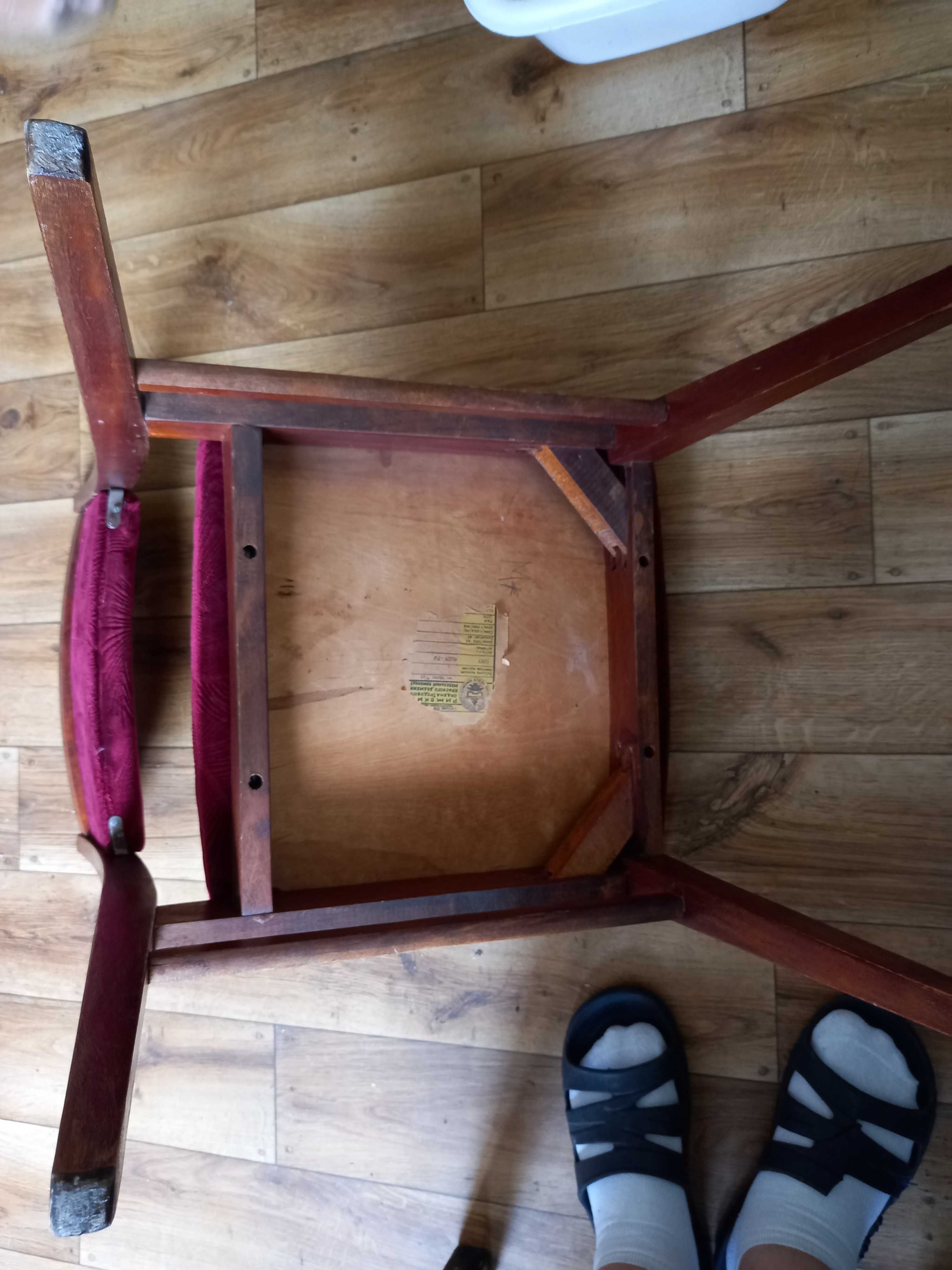 Krzesla prl 6 sztuk