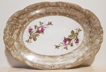 Taca półmisek Wawel w kwiaty ceramika porcelana vintage Prl retro