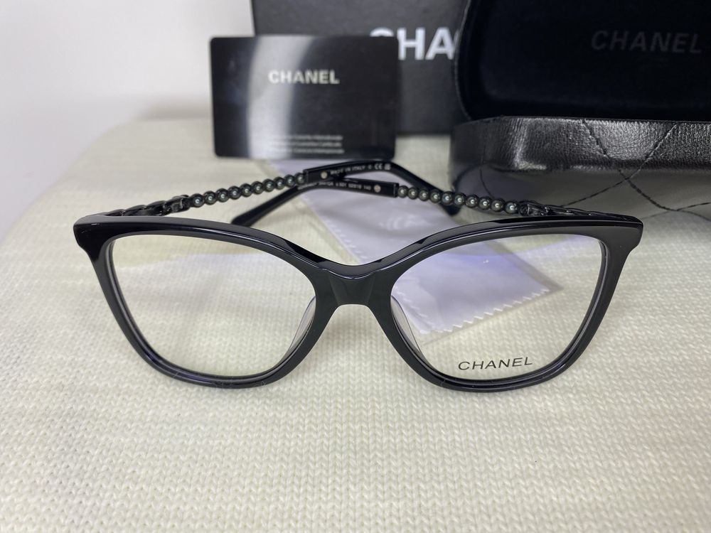 Okulary zerowki oprawki Chanel