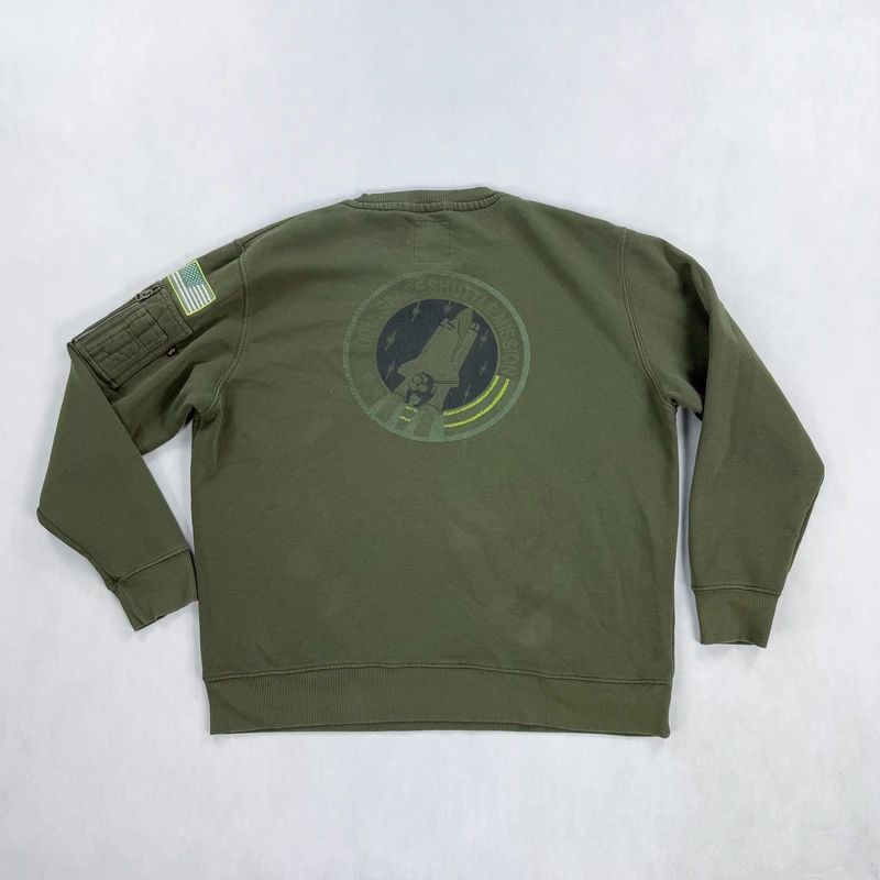 Bluza bez kaptura crewneck Alpha Industries