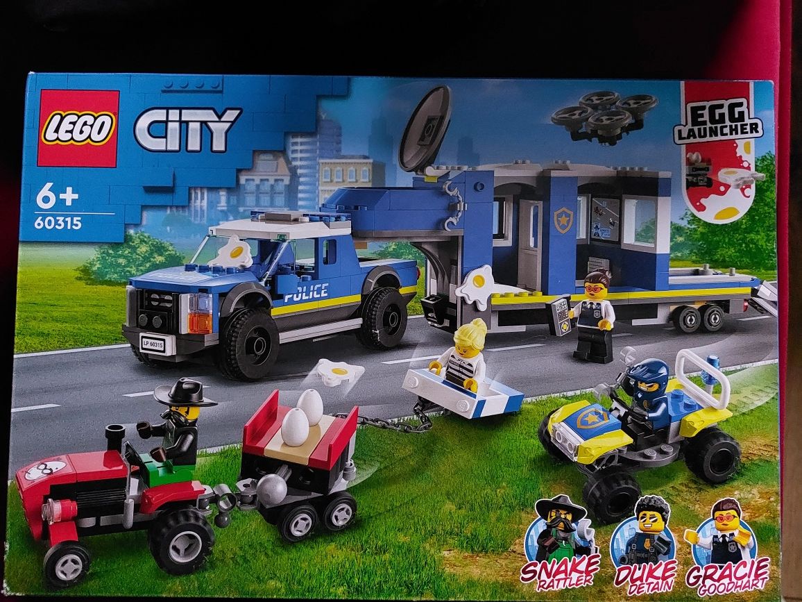 LEGO City 60315 Mobilne centrum dowodzenia policji