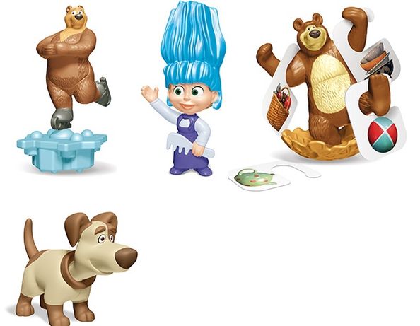 Киндеры: Маша и Медведь, Китти, юбилей, Миньоны и др. игрушки