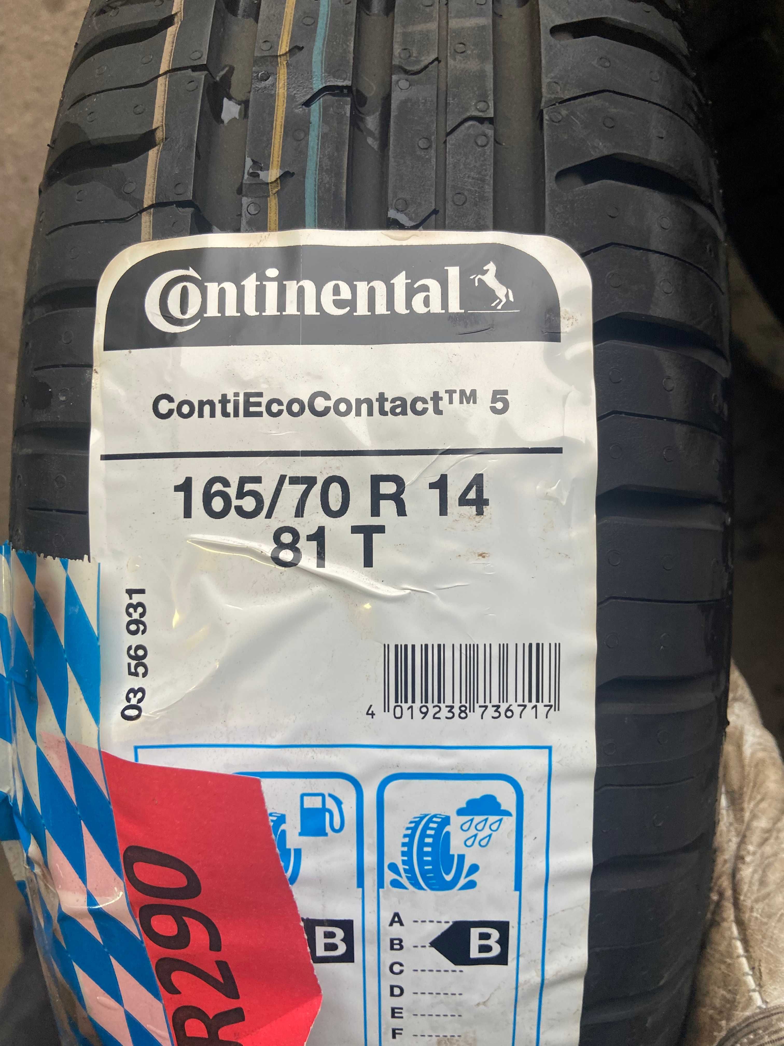 Opona 165 70 R14 Continental nowa lato