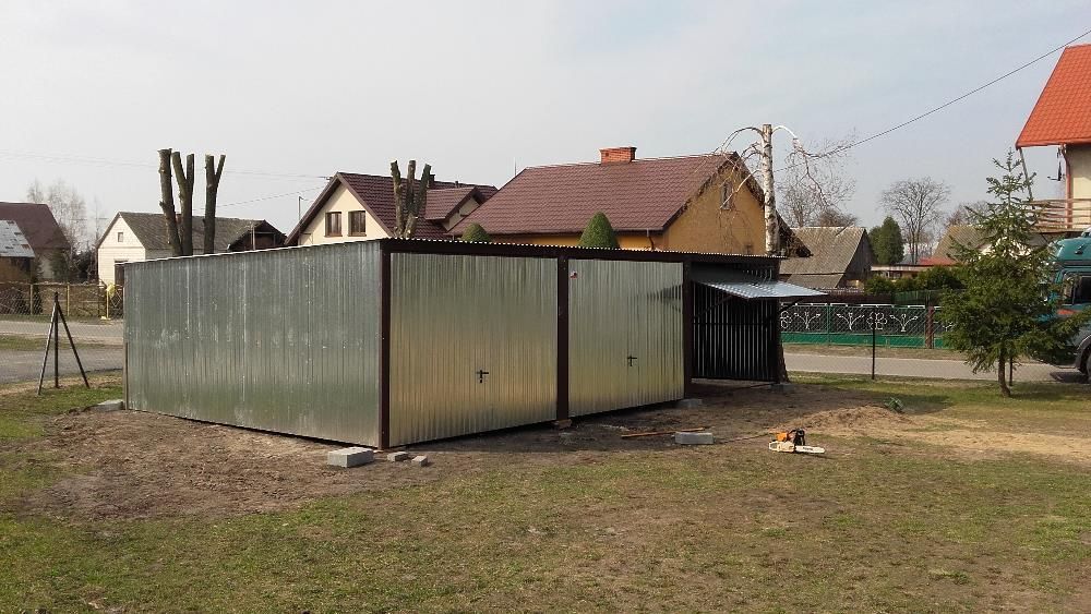 garaże blaszane, 9 x 5, bramy, profil, producent garaży, wiat, hal,