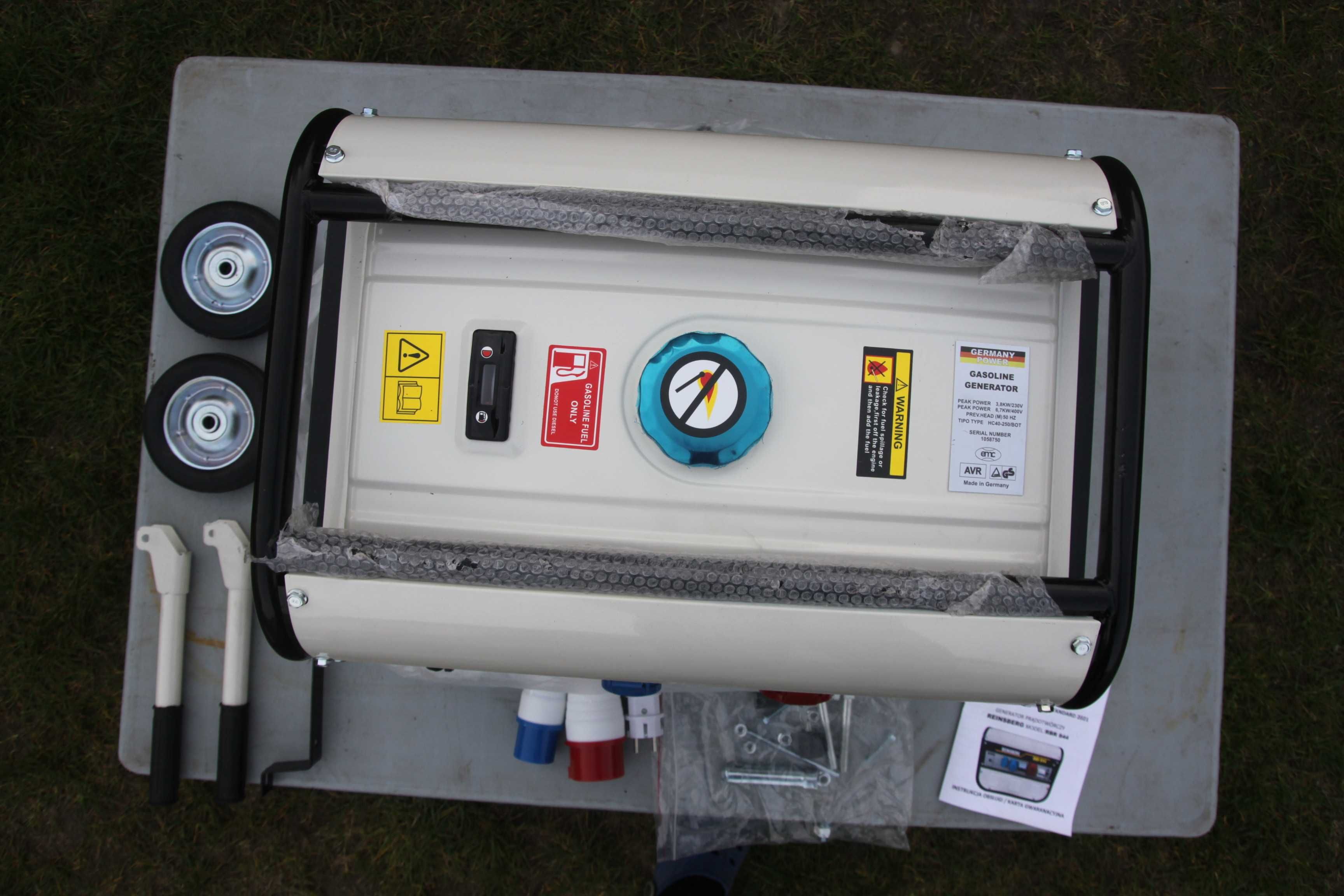 Nowy agregat prądotwórczy Reinsberg RBR844, 3,8 kW