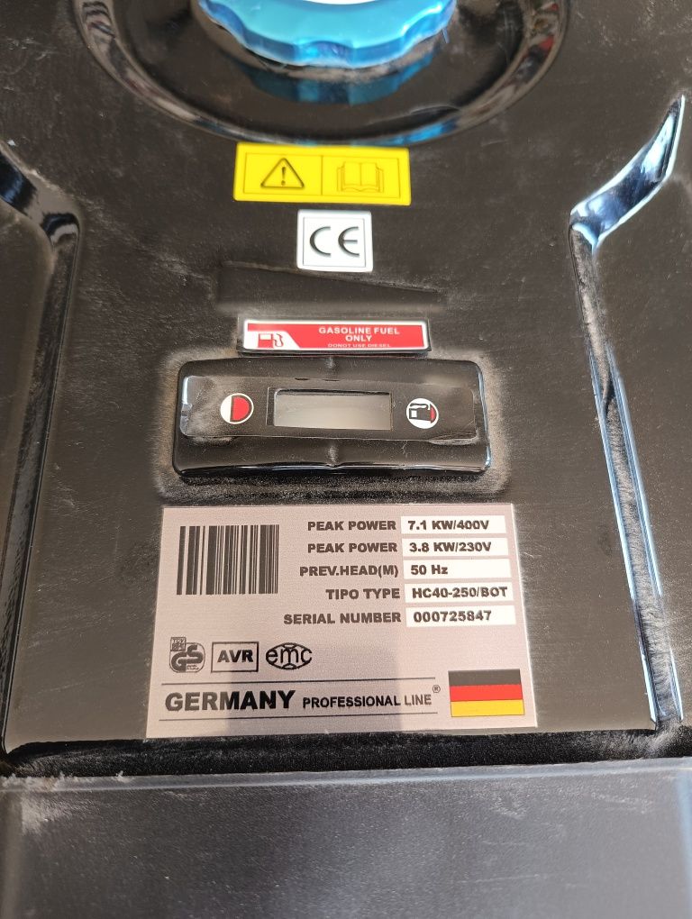 Agregat prądotwórczy 7,3 Kw. Nowy
